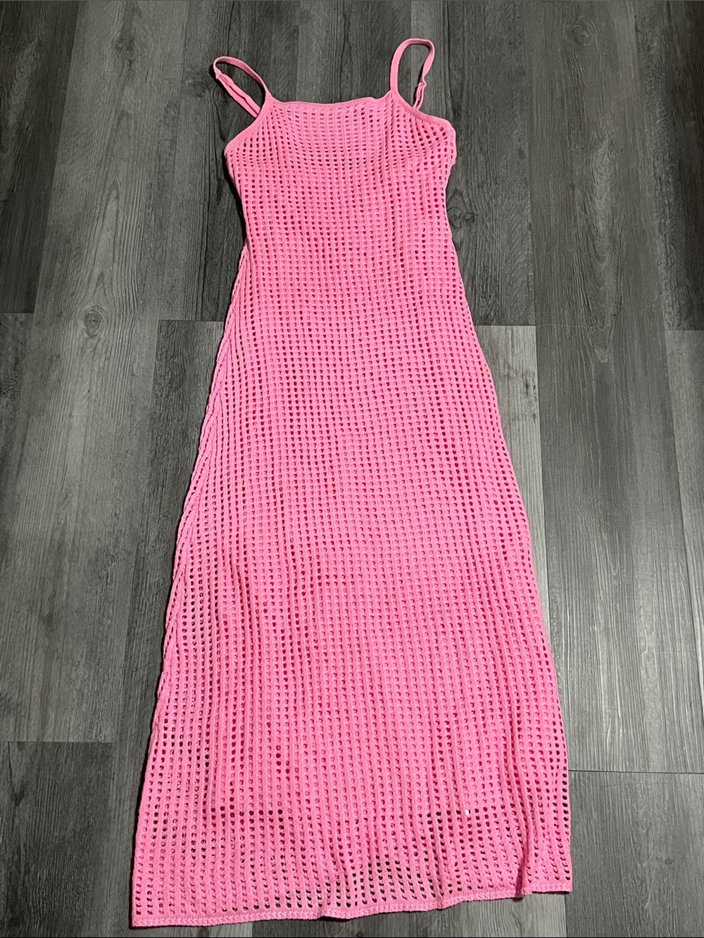 Princess Polly Maribelle crochet Maxi Dress: Pink-size S/M